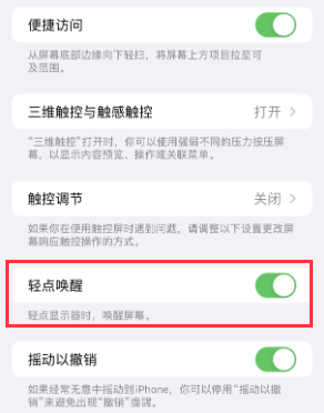 市南苹果授权维修站分享iPhone轻点无法唤醒怎么办 