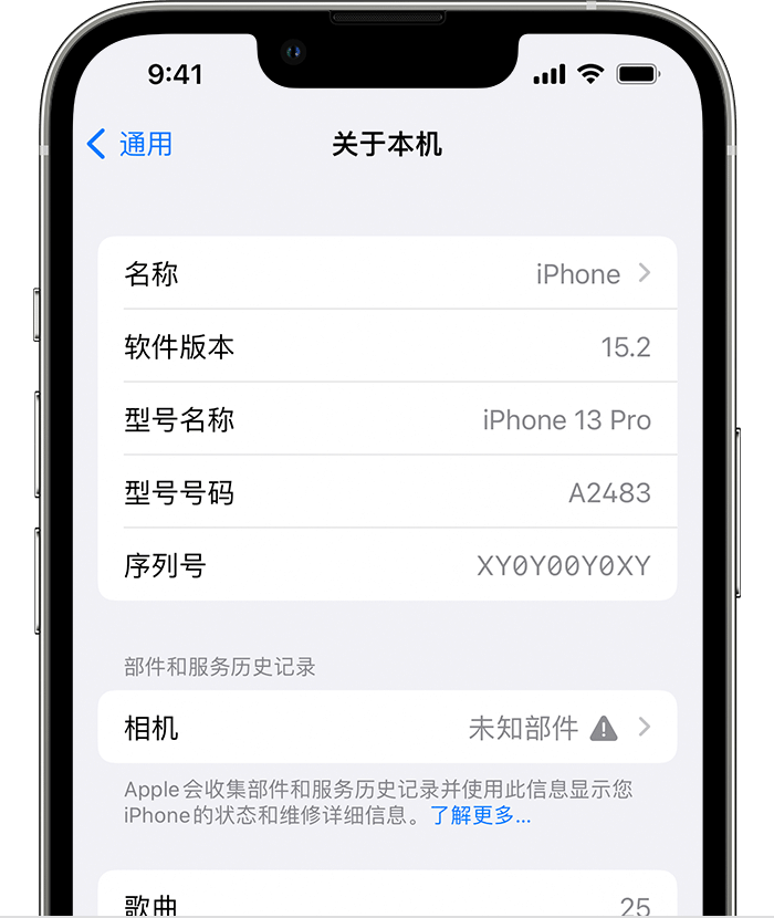 市南苹果维修分享iPhone 出现提示相机“未知部件”是什么原因？ 