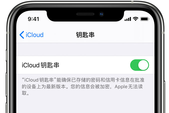 市南苹果手机维修分享在 iPhone 上开启 iCloud 钥匙串之后会储存哪些信息 