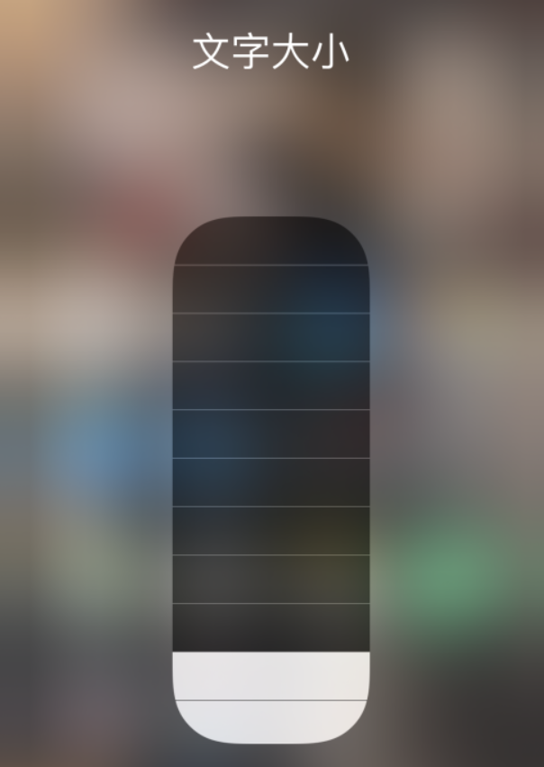 市南苹果手机维修分享小技巧：在 iPhone 控制中心快速调节字体大小 